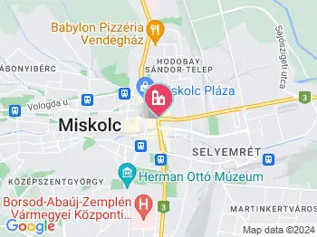 Miskolc múzeum a térképen