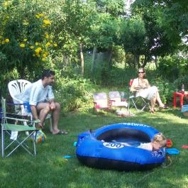 Barátka Vendégház Abádszalók - Medence/kert