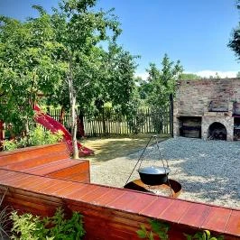 Blanka Villa Wellness Home Bakonyszentlászló - Medence/kert