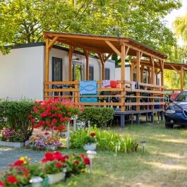 Balatontourist Strand-Holiday Kemping Balatonakali - Medence/kert