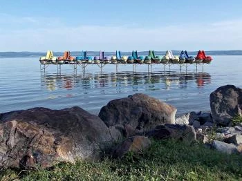 Berzsenyi utcai szabadstrand Balatonszemes