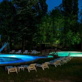 Wellness Hotel Szindbád Balatonszemes - Medence/kert