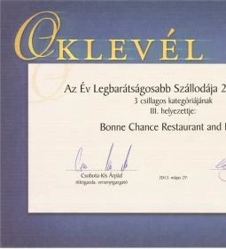 Bonne Chance Hotel étterme