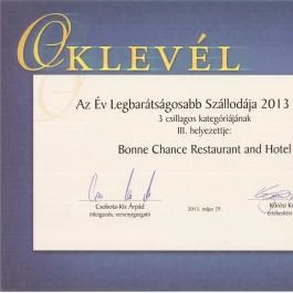 Bonne Chance Hotel étterme Bázakerettye - Egyéb