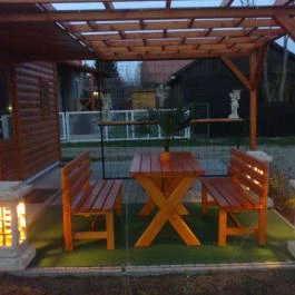 Minilux Apartman Berekfürdő - Medence/kert