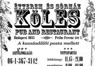 Köles Étterem Budapest