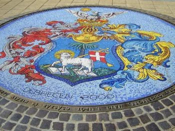 Mozaik városcímer Debrecen