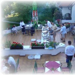 Hasik Hotel Döbrönte - Medence/kert