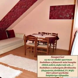 Almafa Apartmanház Eger - Szobák