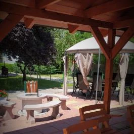 Bacchus Panzió Eger - Medence/kert