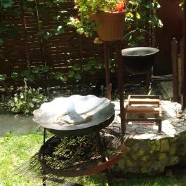 Mediterrán Apartman Gyula - Medence/kert