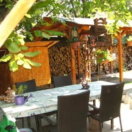 Mediterrán Apartman Gyula - Medence/kert