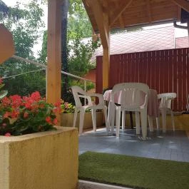 Sárga Muskátli Apartman Hajdúszoboszló - Medence/kert