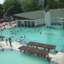 Meláni Apartman Harkány - Medence/kert