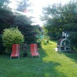 Muskátli Panzió Hévíz - Medence/kert