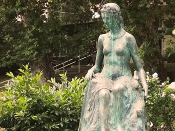 A tó tündére szobor Hévíz