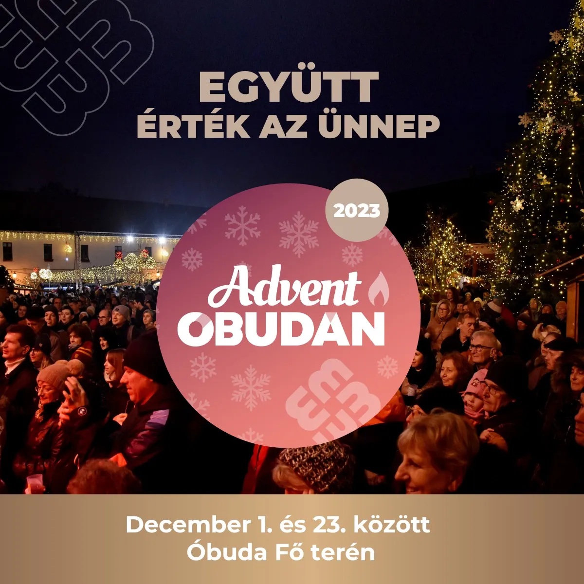 Fotó. Advent Óbudán Facebook oldal