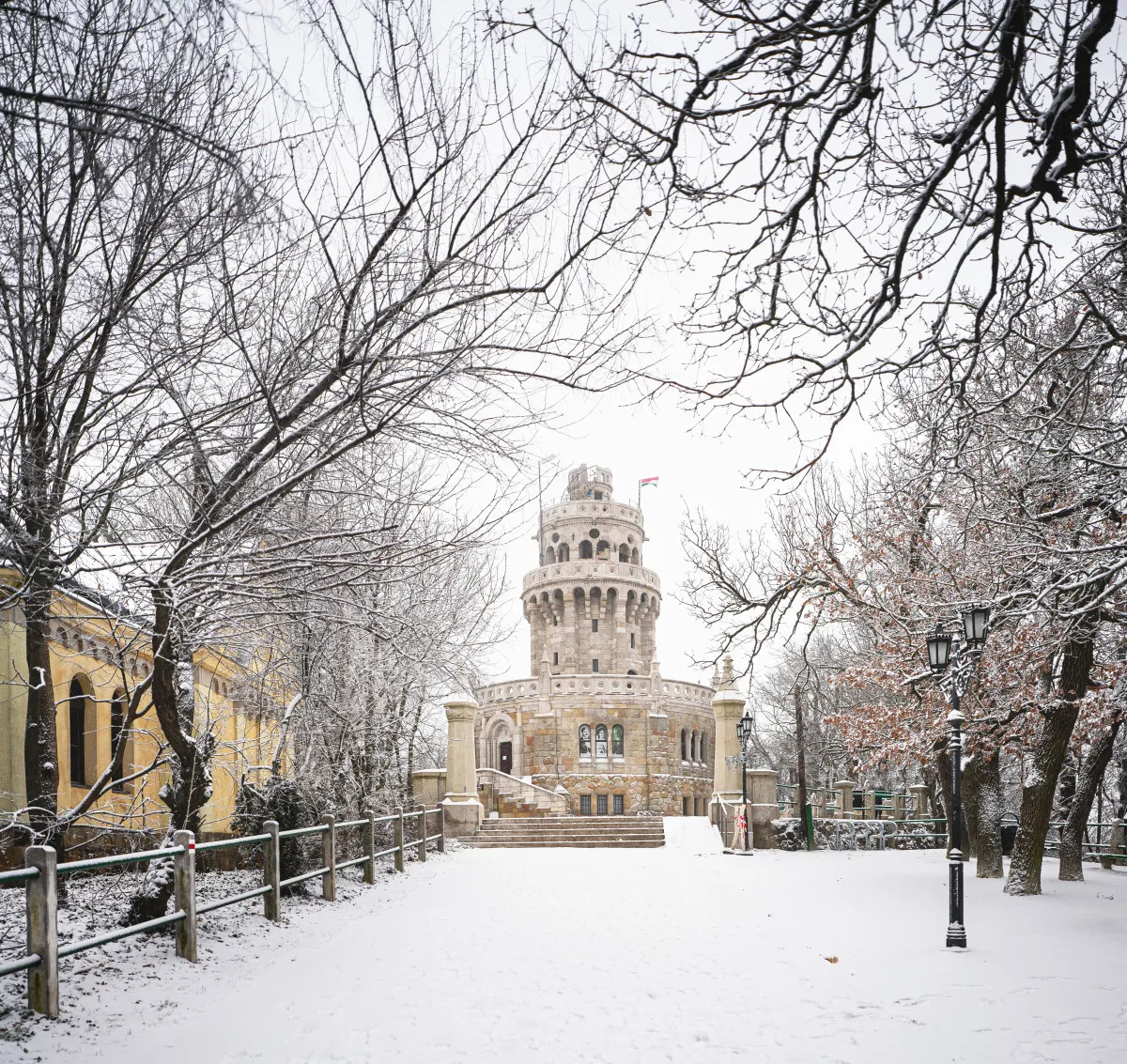 Budapest egyik legnépszerűbb kirándulóhelye télen is az Erzsébet-kilátó