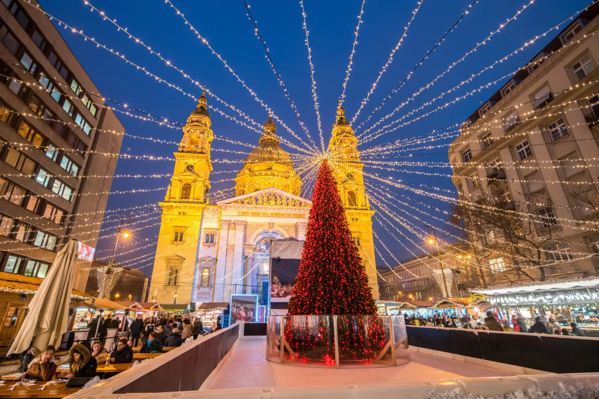 Advent Bazilika jégpályája