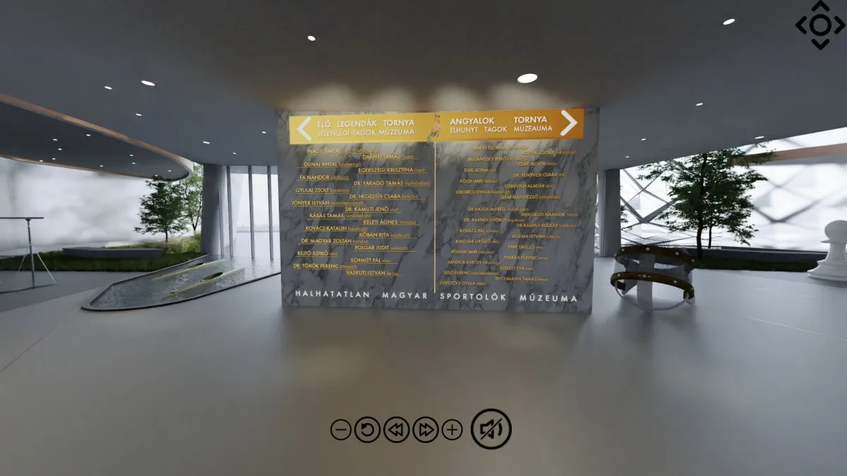 Halhatatlan Magyar Sportolók Múzeuma - egyedülálló, 3D virtuális múzeum