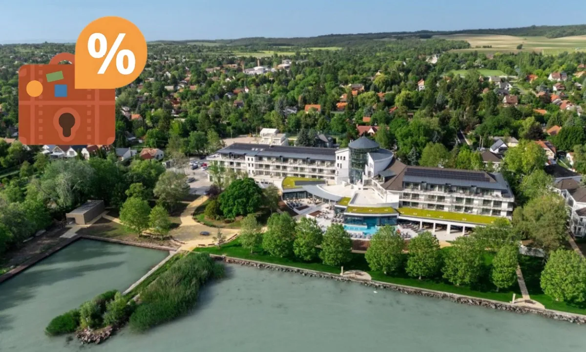 Sokszínű wellnessbirodalom szolgálja a pihenést Balatonkenesén a Kenese Bay Garden Resort & Conference hotelben