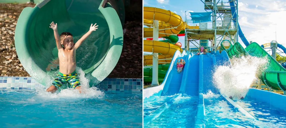 Válaszd ki a kedvencedet a ceglédi Aqua Centrum 18 csúszdája közül.