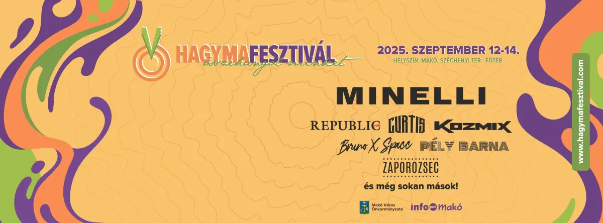 Őszi gasztrofesztiválok - Makói Hagymafesztivál, Makó/ Fotó: Hagymafesztivál Facebook oldala