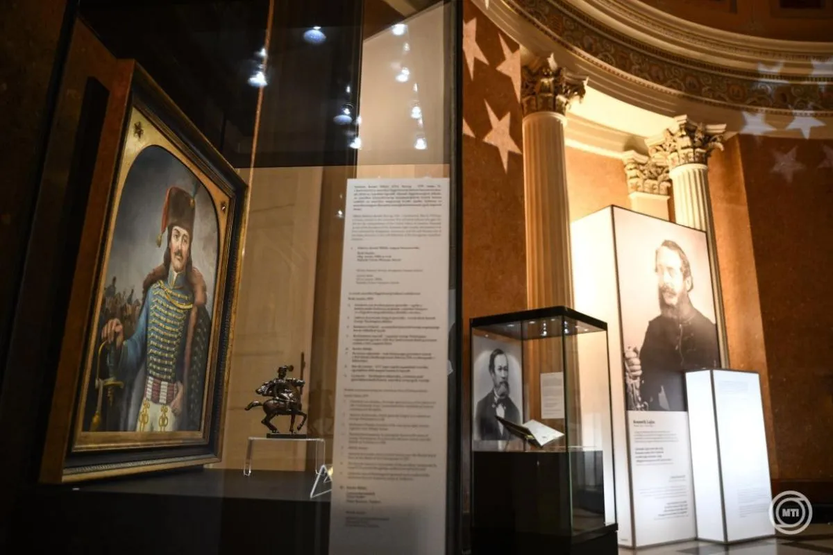 Budapest, 2026. július 29. Az Amerikai álom - Magyarok az Egyesült Államokban 1776-2026 című kiállítás a Magyar Nemzeti Múzeumban 2026. július 29-én. MTI/Bodnár Boglárka