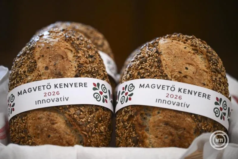  Az innovatív kenyér kategória győztese, a Magvető. Fotó: MTI/Bodnár Boglárka
