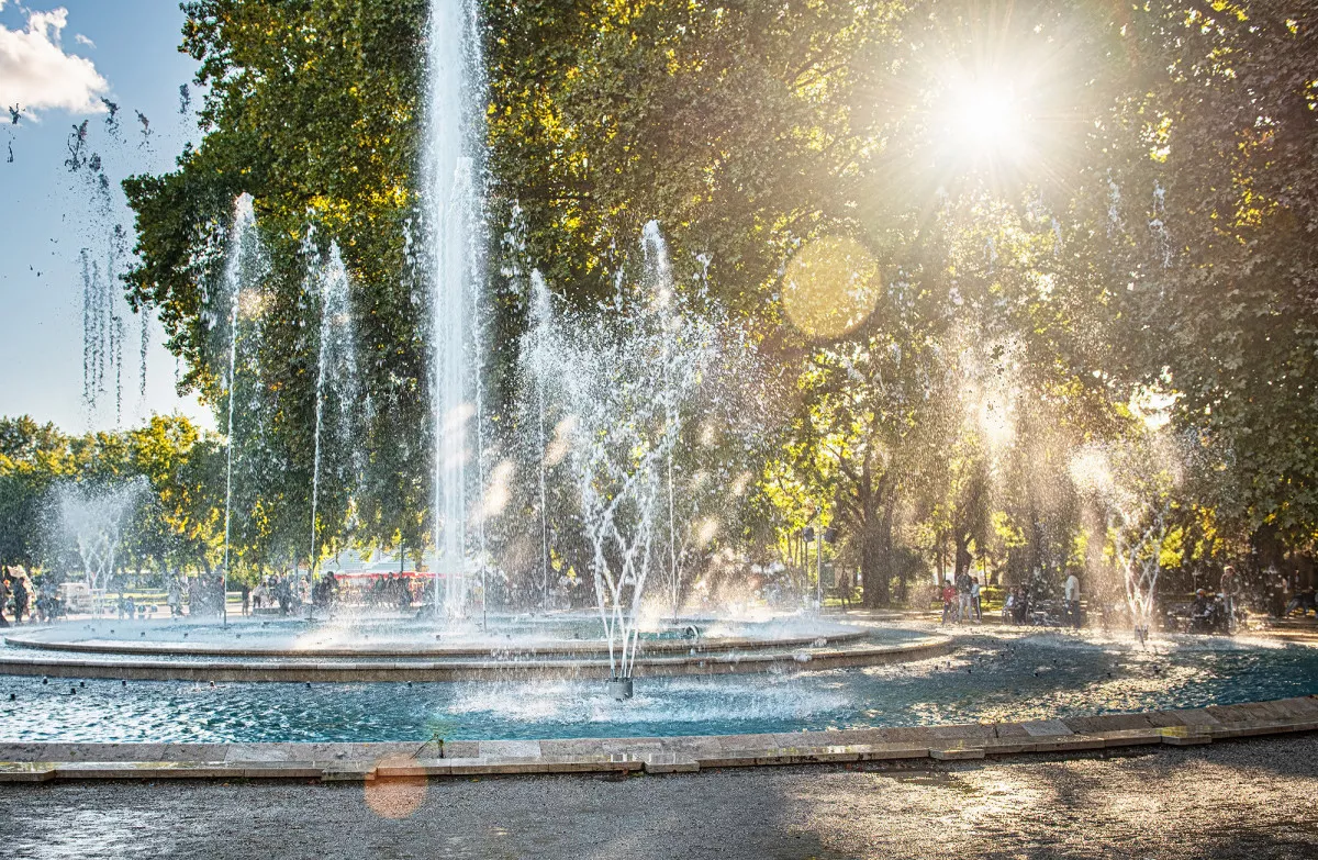 Híres szökőkutak Magyarországon - Margitszigeti-szökőkút (Budapest)