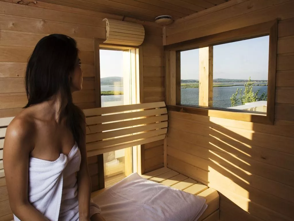 Vital Hotel Nautis (Gárdony) luxus lakosztályából csodálatos kilátás nyílik a Velencei-tóra.