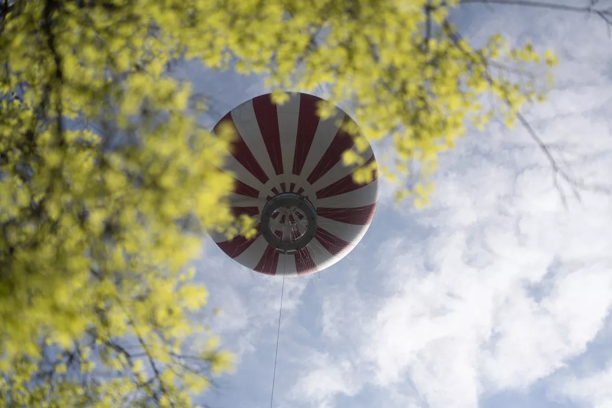 Ballon-kilátó a Városligetben (Budapest), Fotó: ittjartam.hu