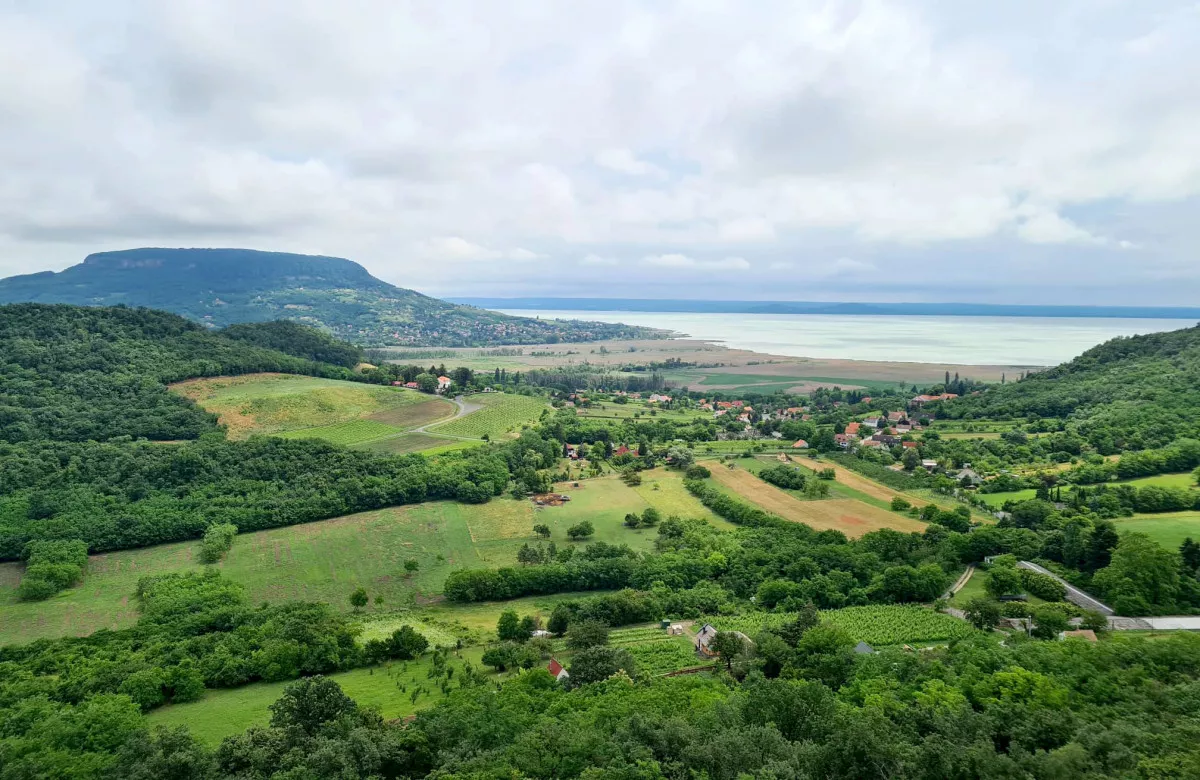 Kirándulás és látnivalók a Balaton-felvidéken - kilátás a szigligeti várból