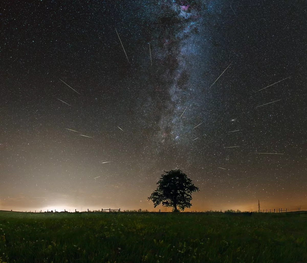 Augusztusi csillaghullás - Perseidák meteorraj / Fotó: Schmall Rafael, Zselici Csillagpark