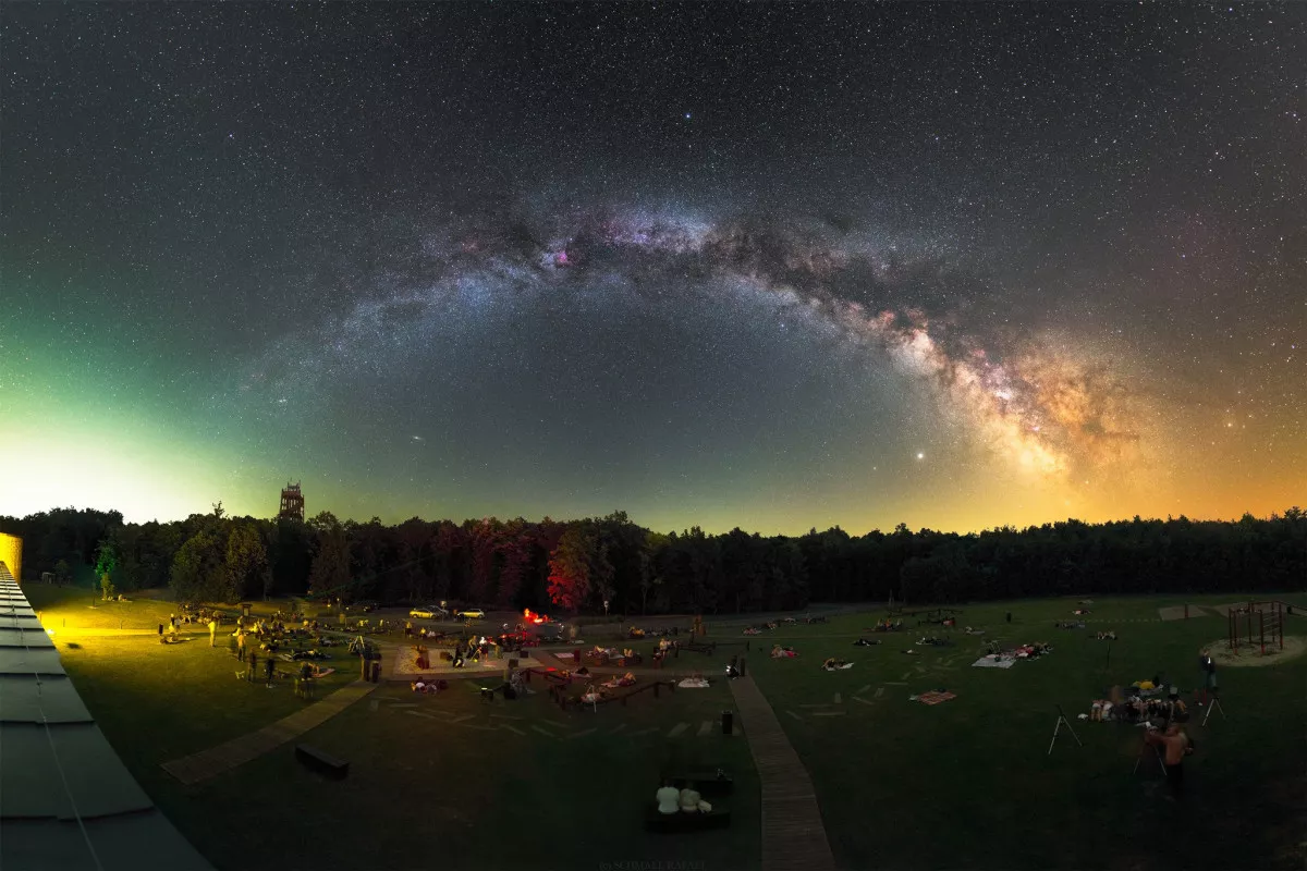 Augusztusi csillaghullás - Perseidák meteorraj / Fotó: Schmall Rafael, Zselici Csillagpark