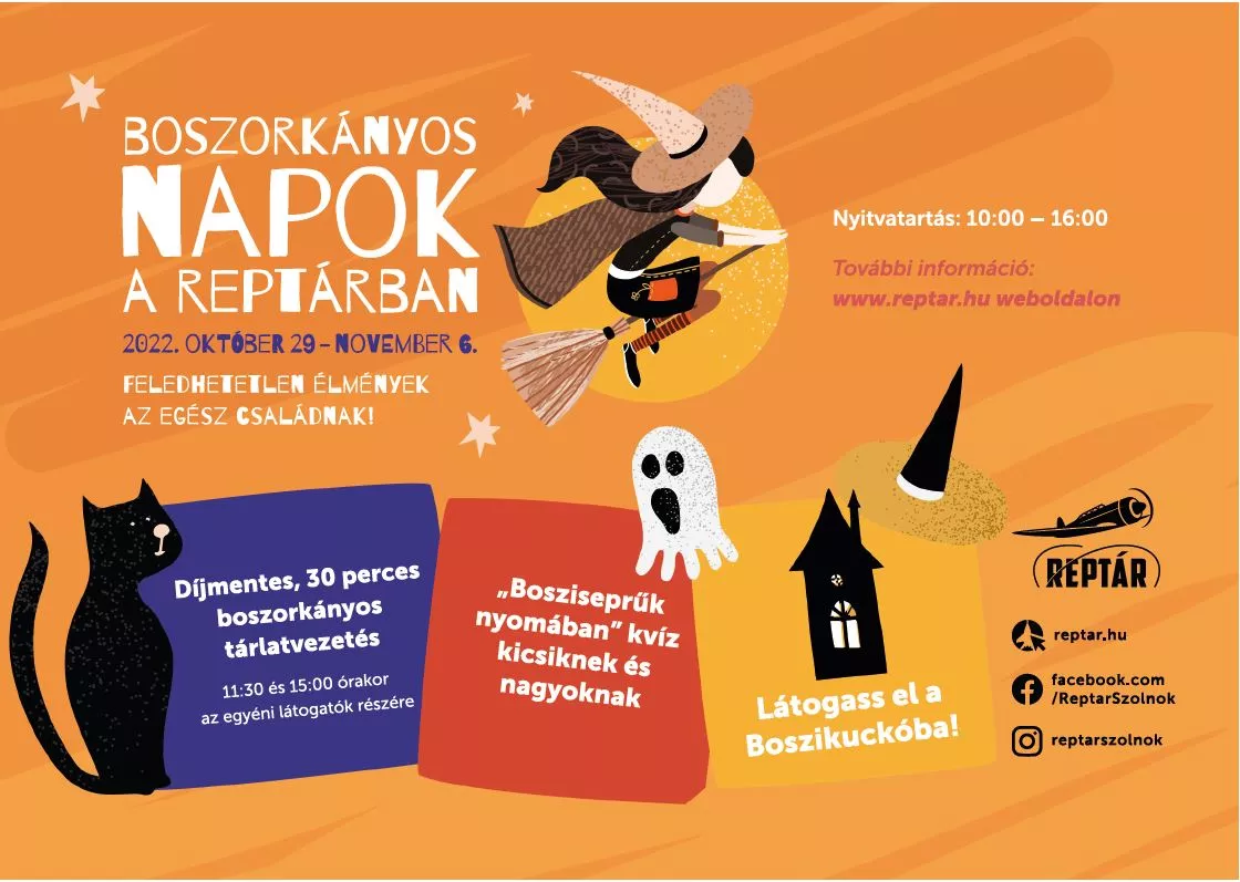 Különleges programok ősszel is a RepTár Szolnoki Repülőmúzeumban / Fotó: REPTÁR SZOLNOK Nkft.