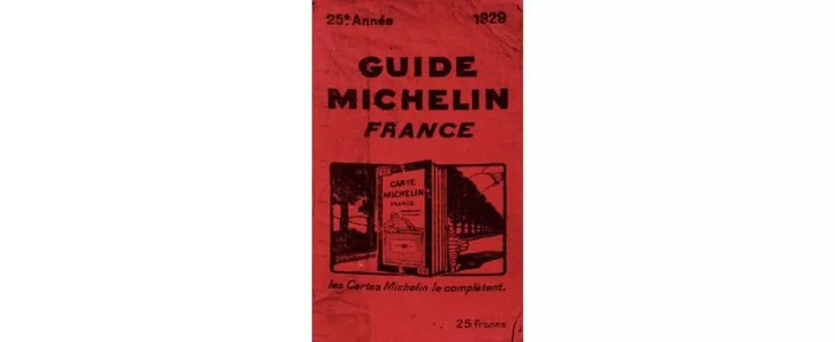 Guide Michelin, 1929. / Forrás: wikipedia, Trou
