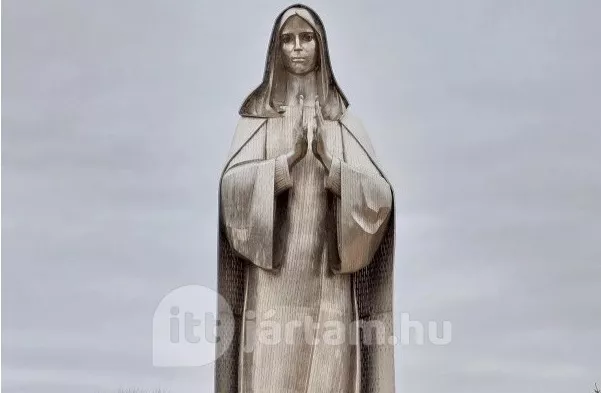 Kimagasló műalkotások nyomában - óriásszobrok Magyarországon/ Fotó: ittjartam.hu, Ugor - Szűz Mária szobor (Hercegszántó)