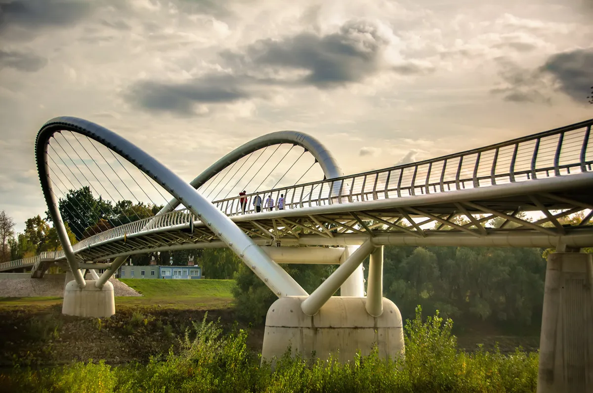 Kötelező látnivalók a Tisza mentén - szolnoki Tiszavirág híd