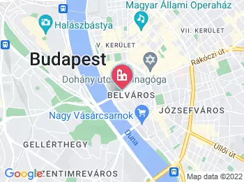 Budapest élményprogram a térképen