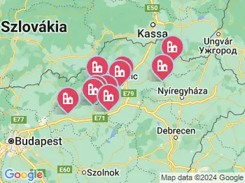 Észak Magyarország szobor a térképen