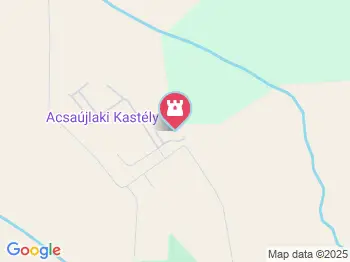 Acsaújlaki Kastély Acsa a térképen