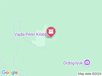 Vajda Péter kilátó Bakonyszücs a térképen