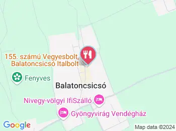 155. számú Vegyesbolt, Italbolt Balatoncsicsó a térképen