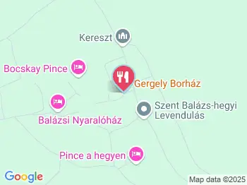 Gergely Borház Balatoncsicsó a térképen