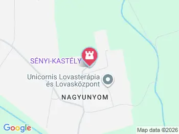 Sényi-kastély Balogunyom a térképen