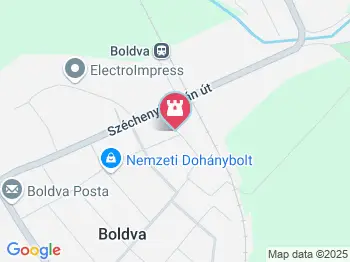 Szathmáry Király-kastély Boldva a térképen