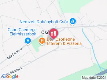 Don Csorleone Étterem & Pizzéria Csór a térképen