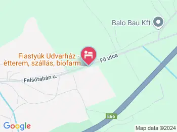 Fiastyúk Udvarház Csór a térképen