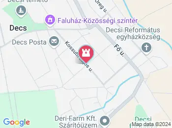 Sárközi Tájház Decs a térképen